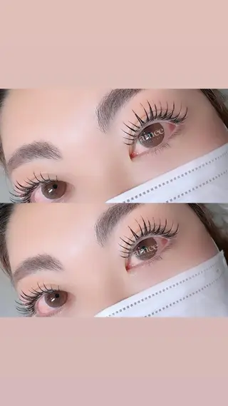 マツエク・マツパ eyesalon aimeeのマツエク・マツパデザイン