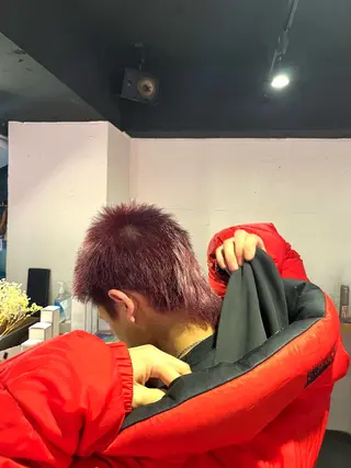 ショート カラー メンズ きど ゆうきのヘアスタイル