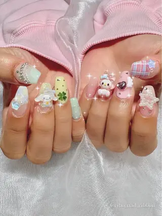 ネイル 艶/マグネット/網紅 /韓国/岩下りほのネイルデザイン