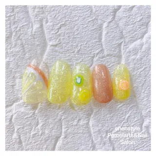 ミディアム ネイル 👑enen style👑のネイルデザイン