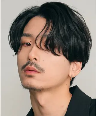 パーマ メンズ 遠藤 煌弥のヘアスタイル