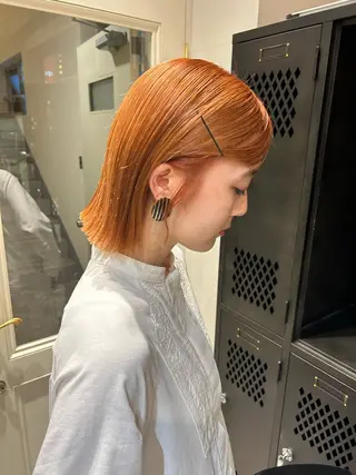ミディアム 薄暮 マツイ レンのヘアスタイル