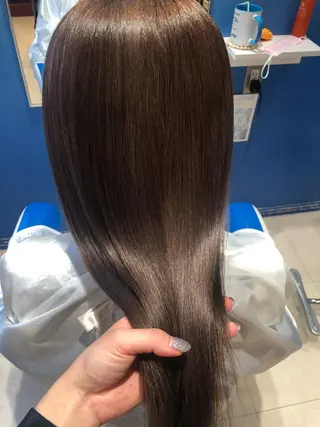 セミロング カラー 🧡艶髪ちゅるん髪 🫧🧡YUKI❄️のヘアスタイル