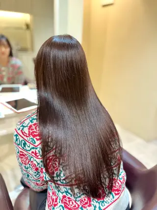 ロング カラー 髪質改善/縮毛矯正 seiyaのヘアスタイル