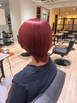 ショート カラー 蒲 悠聖のヘアスタイル
