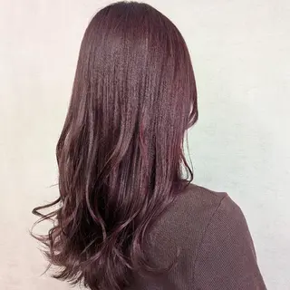 ロング カラー 小林 梨香のヘアスタイル