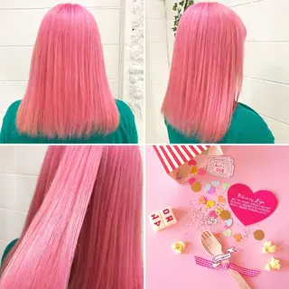 セミロング カラー ✨️眉毛、派手髪、 ハイトーンShinの眉毛・アイブロウイメージ