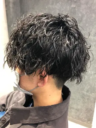 パーマ メンズ Noyヨシモト ヒロトのヘアスタイル