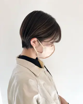 ショート 韓国🇰🇷ボブ✂︎ レイヤー✂︎三吉明人のヘアスタイル