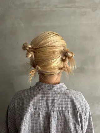 ミディアム ヘアアレンジ タナカ カナ🫧のヘアスタイル