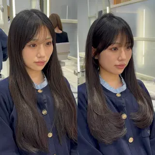 ロング 鈴木 彩莉のヘアスタイル