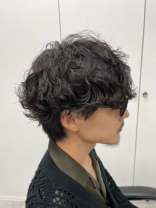 ショート パーマ メンズ 新潟メンズパーマ 新潟駅/小田拓実のヘアスタイル