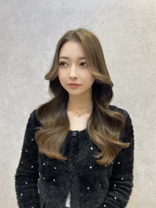 ロング カラー 🩷韓国ヘア/ヨシン モリ🩷Maikaのヘアスタイル