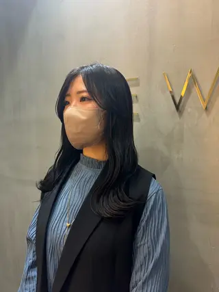 ミディアム レイヤーカット🏆/ 髪質改善🏆/福本凌のヘアスタイル