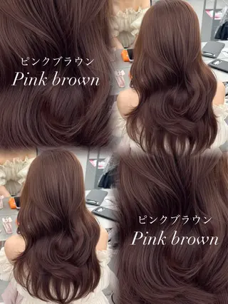 ロング カラー 韓国ヘア　紗希 🦋のヘアスタイル