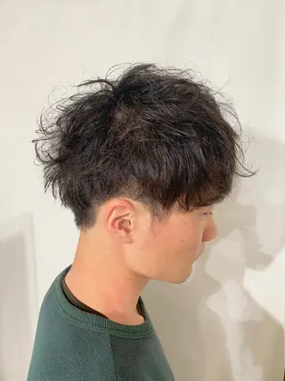 ミディアム パーマ 加藤 綾華のヘアスタイル