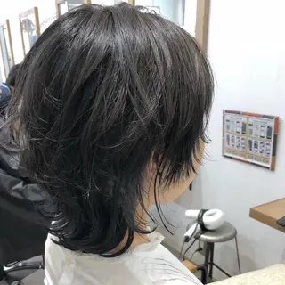 ショート カラー ヘアアレンジ 顔周りカット・相談 レイヤーも◎しずくのヘアスタイル