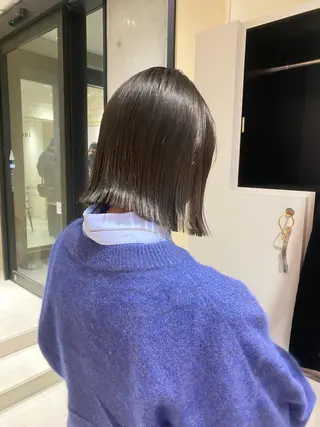 ショート カラー ボブ/ミニボブ 透明感カラーkadoのヘアスタイル