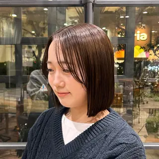 ミディアム nana/ボブ/ レイヤー/梅田のヘアスタイル