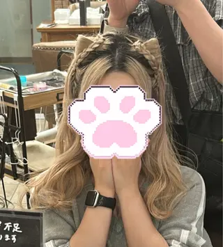セミロング dolls Ririkaのヘアスタイル