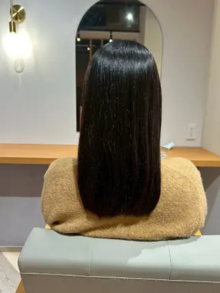 セミロング 辻花 さおりのヘアスタイル