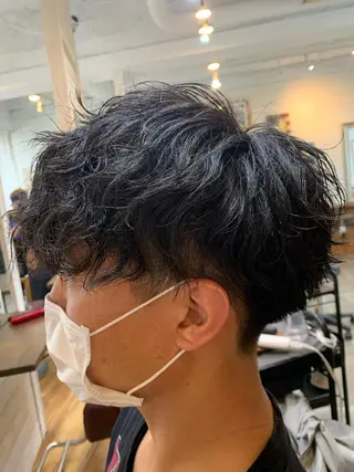ショート メンズパーマ 髪質改善☆有馬のヘアスタイル