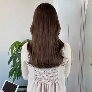 ロング カラー ヘアアレンジ ブリーチなしカラー/ 髪質改善/寺門束のヘアスタイル