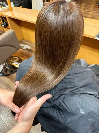 ロング 中野 里咲のヘアスタイル