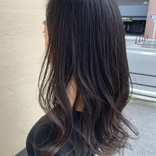 ロング ウスイ ハルカのヘアスタイル