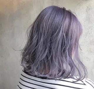 カラー パーマ ヘアアレンジ メンズ ネイル キッズ ミディアム マツエク・マツパ カラー特化サロン Eir心斎橋のヘアスタイル