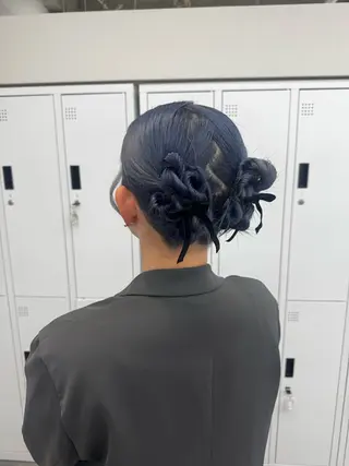 セミロング 横浜 エクステ🎀 カラー/ルナのヘアスタイル