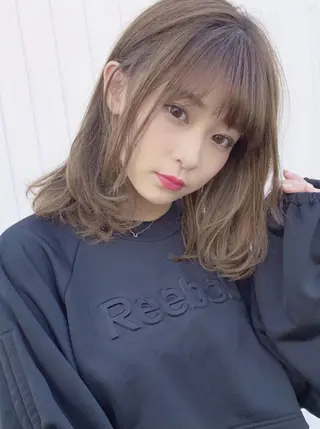 ミディアム 魅力引き出しUP😉 ✂︎吉田尚矢✂︎のヘアスタイル