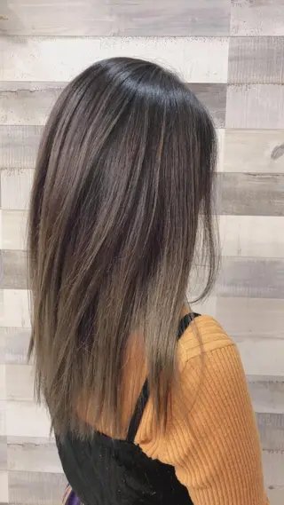 ロング カラー 外国人風ヘア 🍔Mamiのヘアスタイル