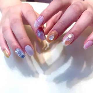 ネイル 新井 ひなののネイルデザイン