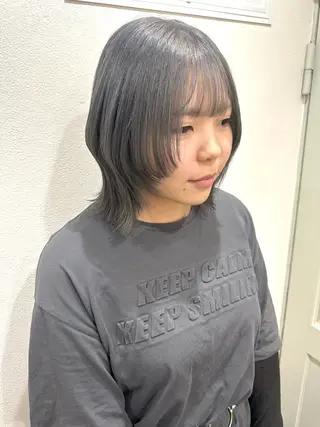 ミディアム カラー 🤍2nd🤍田所 美希のヘアスタイル