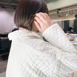 ミディアム カラー 荒川 ひなの 新川崎のヘアスタイル