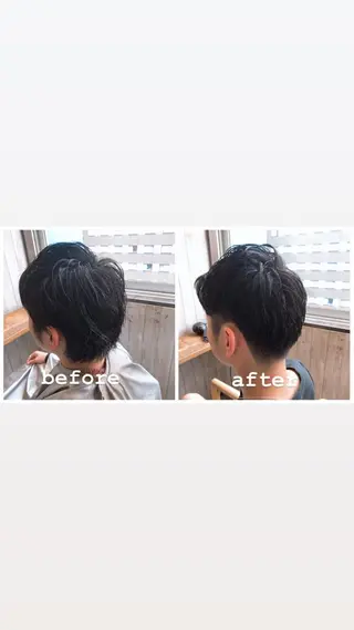 ロング 中村 優志のヘアスタイル