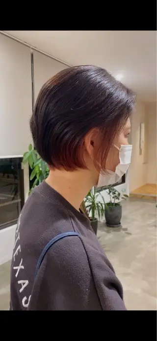 ショート 各務原/カラー/ブリ ーチお任せください！のヘアスタイル
