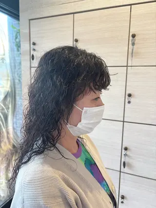 セミロング 渡辺 恵理佳のヘアスタイル