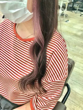 ロング 村上 佳織のヘアスタイル