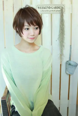 ショート カラー ひがし　まさし JYUNESU副代表のヘアスタイル