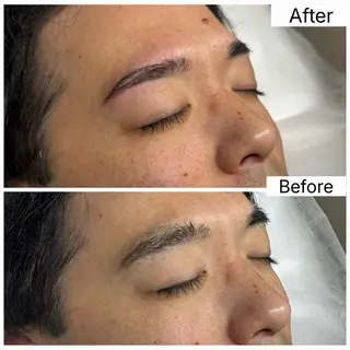 メンズ Hémireve Shirokane所属・トロイアルケ🩵 美眉EMIの眉毛・アイブロウイメージ