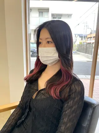 ロング kana/ ブリーチ/暖色のヘアスタイル