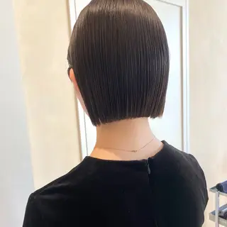 ショート カラー ボブ/ミニボブ 透明感カラーkadoのヘアスタイル