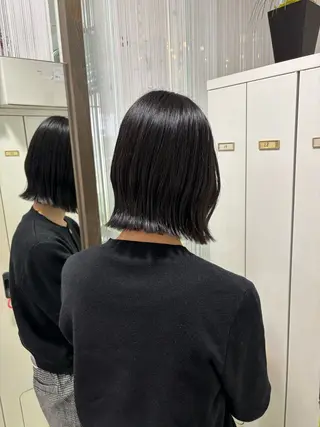 ショート ぷつっとボブ/ちゅる ピンク/mika☆のヘアスタイル