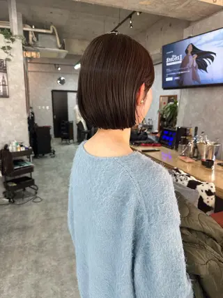ショート モテ髪/ボブ/ショー ト/アダチフウトのヘアスタイル