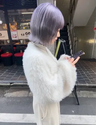 ミディアム カラー 圧倒的なケアブリーチ /髪質改善🩵松田のヘアスタイル