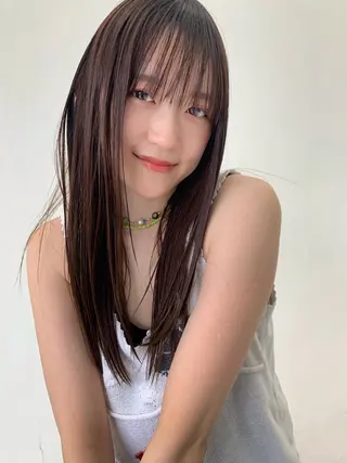 セミロング カラー MION✂️ 似合わせカットのヘアスタイル
