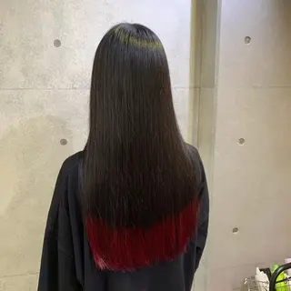 ロング カラー 及川シゲル 髪質改善講師のヘアスタイル