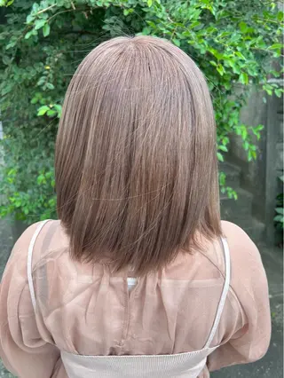 カラー ダブルスキルエクステ /羽エクステ白石宇由のヘアスタイル
